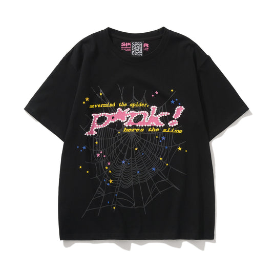 SP5DER P*NK & BL*CK T-shirts.