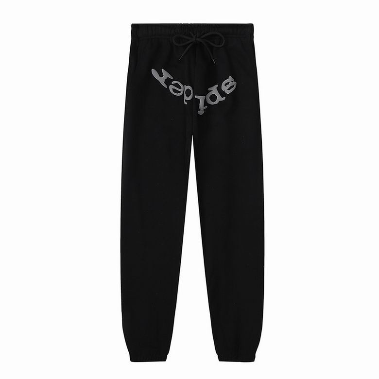 Sp5der Hoodie & Jogger Set – Black/Red Web Streetwear Tracksuit